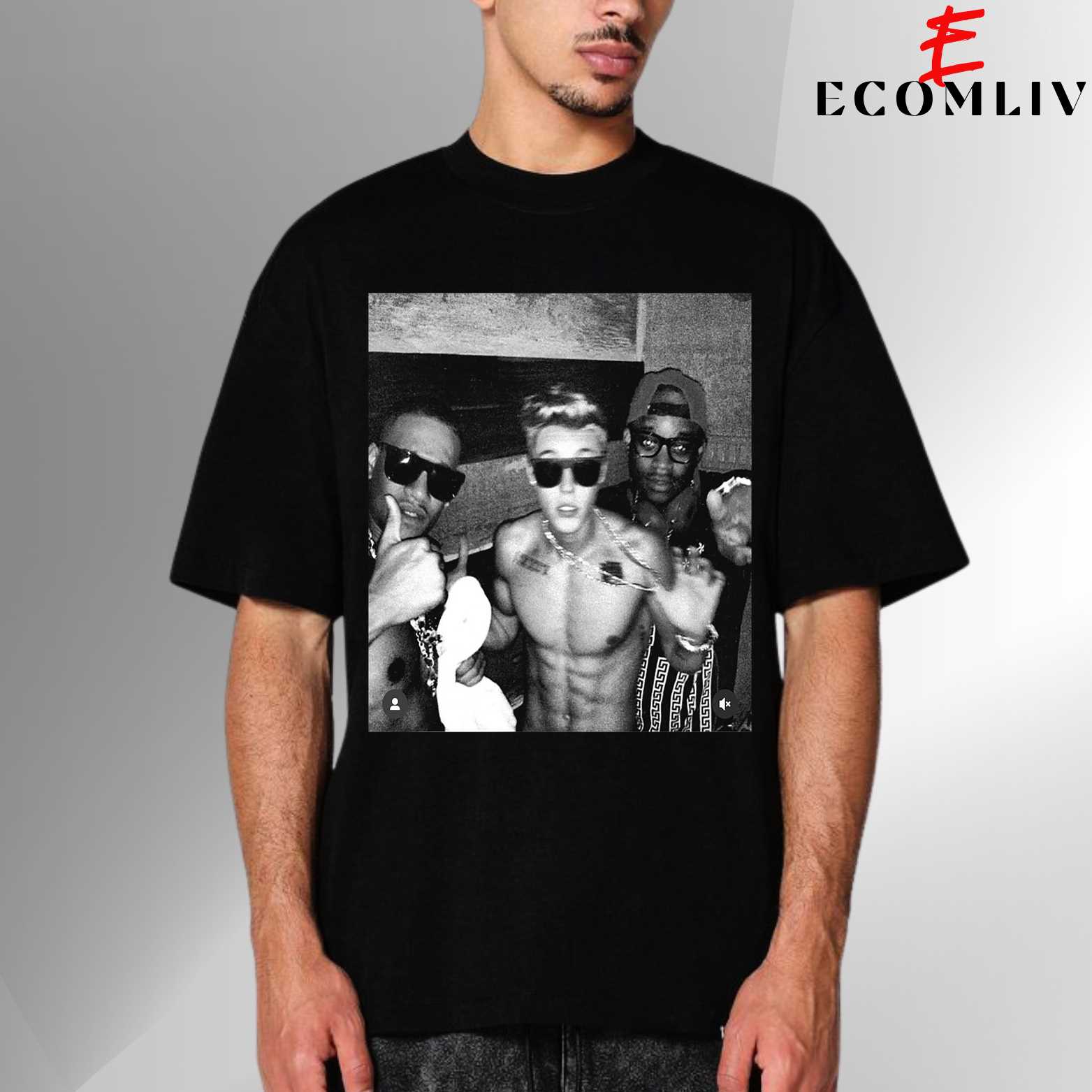 Justin Bieber Graphic Tee, Classic Streetwear Shirt